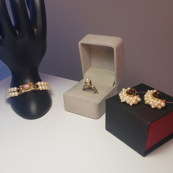 Earings, bracelet, ring ( set) - Picture 3 of 6